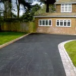Tarmac Drive with kerb
