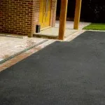 tarmac and gravel driveway