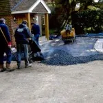 tarmac pile shaped