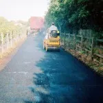 estate road finished